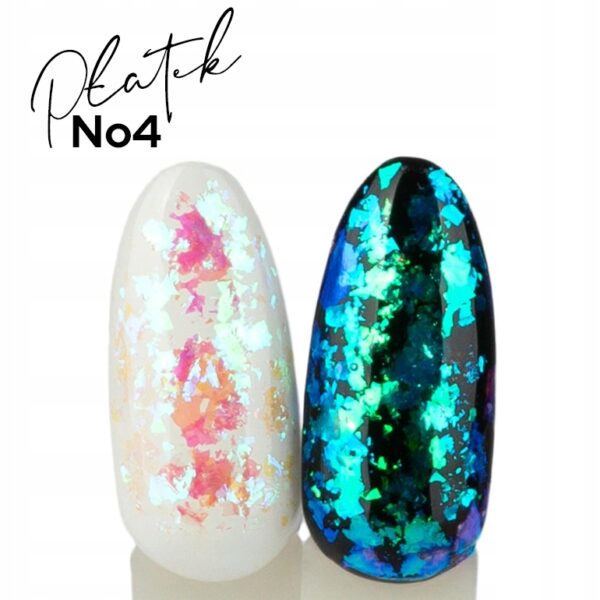 Ozdoba do paznokci Yoshi Holo Flakes No4