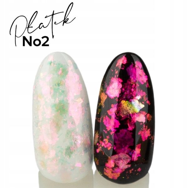 Ozdoba do paznokci Yoshi Holo Flakes No2