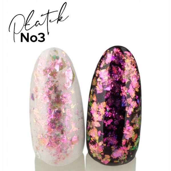 Ozdoba do paznokci Yoshi Holo Flakes No3