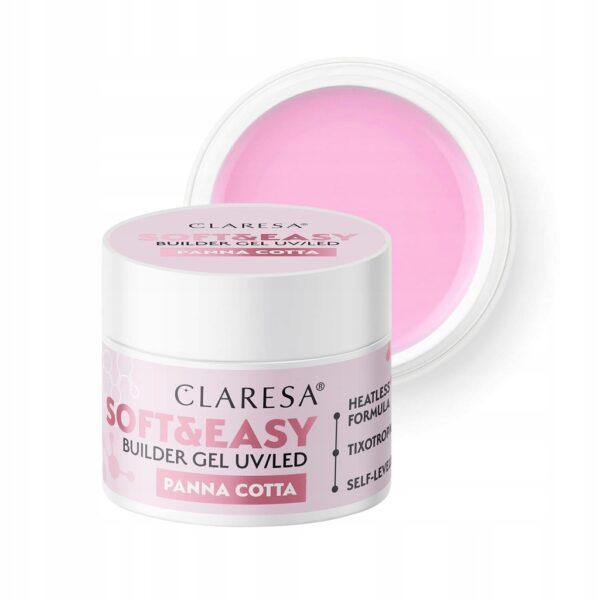 Żel budujący Claresa Soft&Easy Panna Cotta 45g