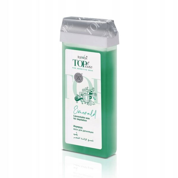 Wosk do depilacji w rolce ItalWax Top Line Emerald 100ml