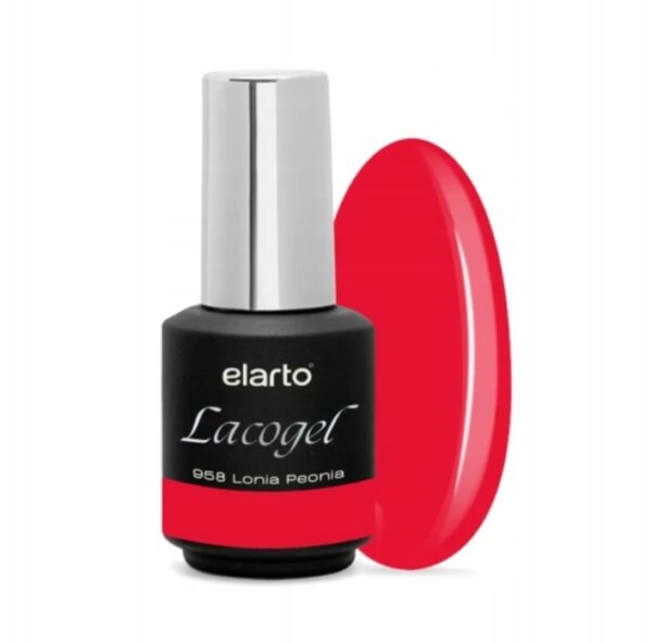 Lakier hybrydowy Elarto Lacogel 958 Lonia Peonia 7ml