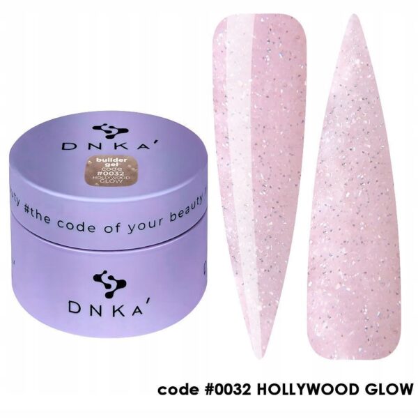 Żel budujący DNKa' Builder Gel #0032 Hollywood Glow 15ml