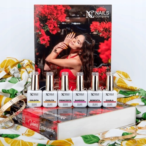 Zestaw kolekcji lakierów hybrydowych NC Nails Vamos Latinoamor