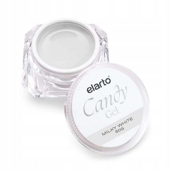 Żel budujący Elarto Candy Gel Milky White 50g