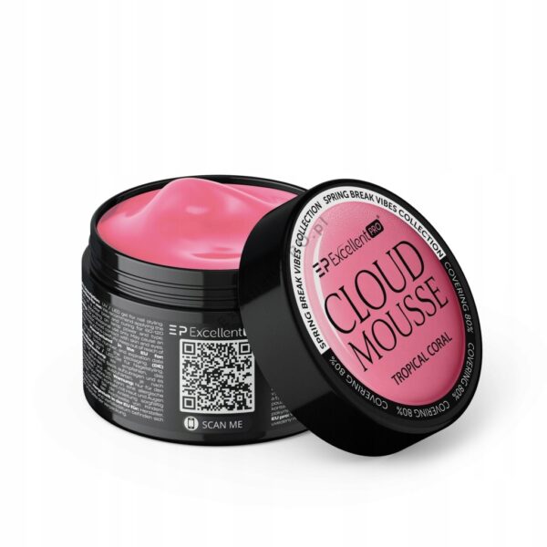 Żel budujący Excellent Pro Cloud Mousse Tropical Coral 15g