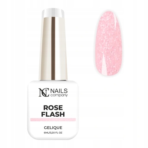 Lakier hybrydowy NC Nails Rose Flash 6ml