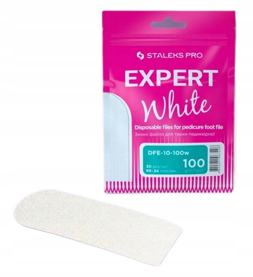 Nakładki Tarki do stóp Staleks Expert Pedicure DFE-10-100W 30szt