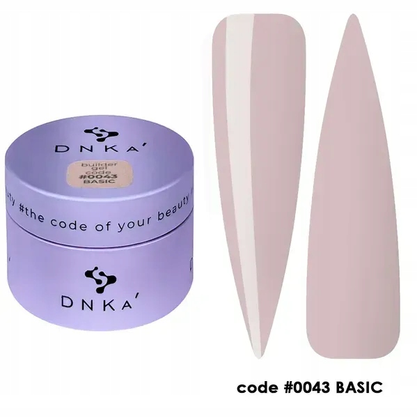 Żel budujący DNKa' Builder Gel Code #0043 Basic 15ml