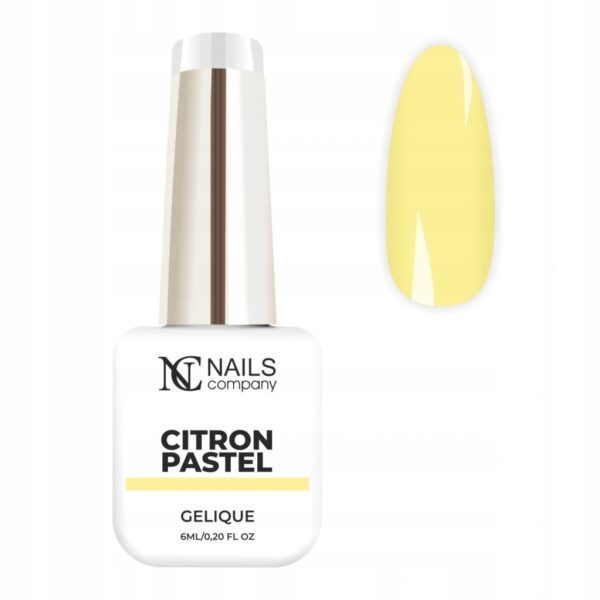 Lakier hybrydowy NC Nails Citron Pastel 6ml