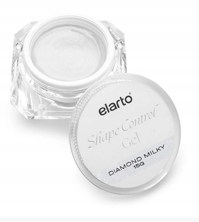 Żel Elarto Shape Control Gel Diamond Milky 15g