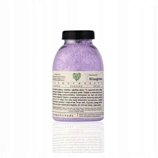 Puder do kąpieli Soap & Friends Winogrono 200g