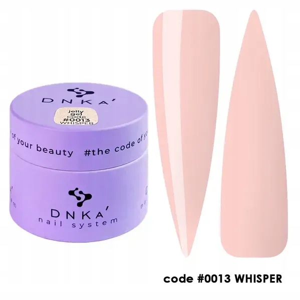 Żel budujący DNKa' Jelly Gel #0013 Whisper 15ml