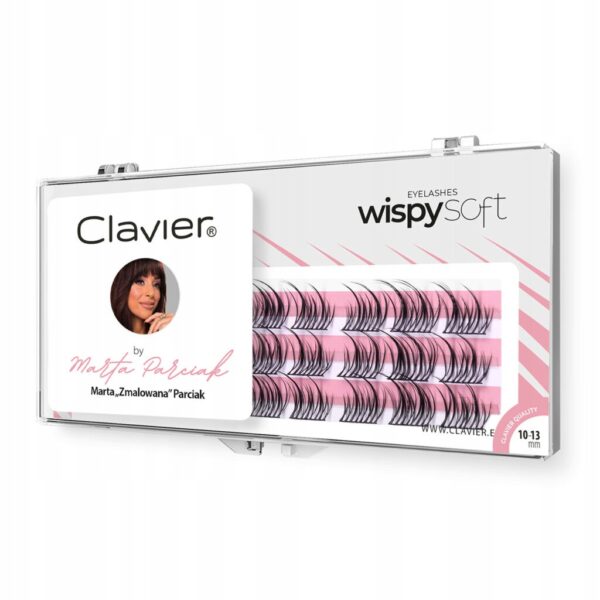 Kępki rzęs Clavier Wispy Soft 10-13mm