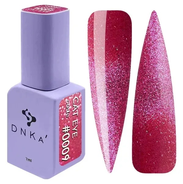 Lakier hybrydowy DNKa' Color Code #0009 Cat's Eye 80's 7ml