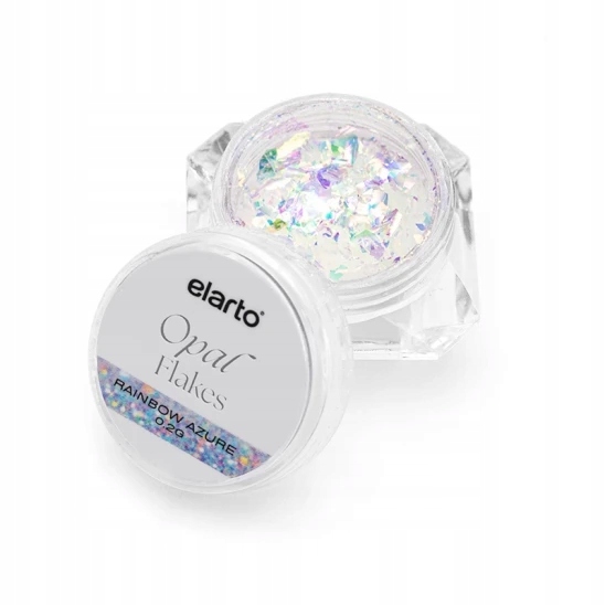 Ozdoba do paznokci Elarto Opal Flakes Rainbow Azure