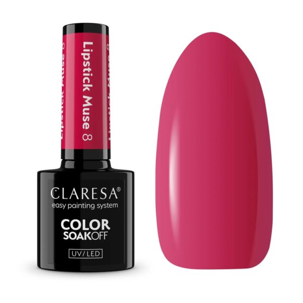Lakier hybrydowy Claresa Lipstick Muse 8
