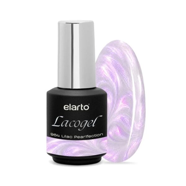 Lakier hybrydowy Elarto Lacogel 964 Lilac Pearlfection 7ml