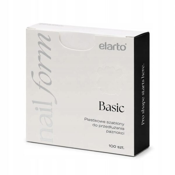 Szablony plastikowe do przedłużania Elarto Nail Form Basic 100szt