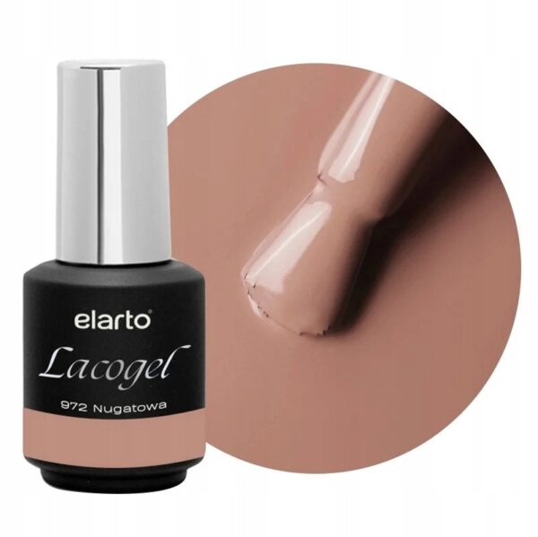 Lakier hybrydowy Elarto Lacogel 972 Nugatowa 7ml