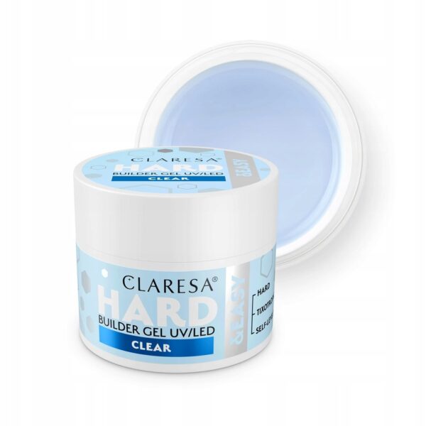 Żel budujący Claresa Hard&Easy Builder Gel Clear 45g