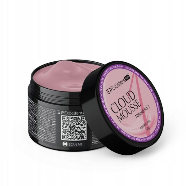 Żel budujący Excellent Pro Cloud Mousse Natural No1 50g