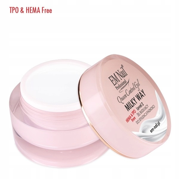 Żel budujący EM Nail Queen Control Gel Level 2 Milky Way 30ml
