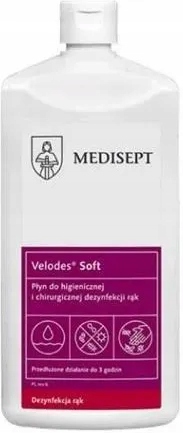 Płyn do dezynfekcji rąk i skóry Velodes Soft 1000ml