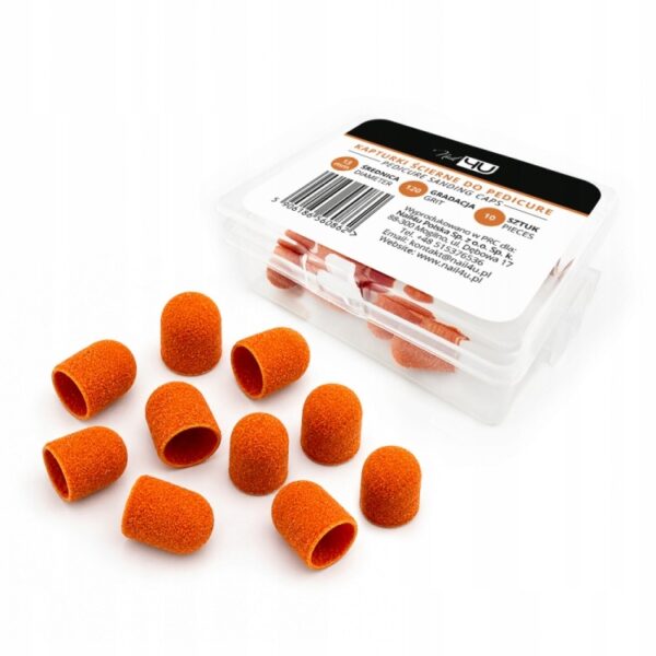 Kapturki ścierne do pedicure Nail4U 13mm 120# 10szt