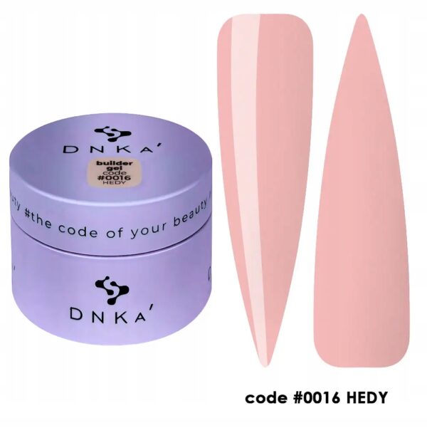 Żel budujący DNKa' Builder Gel #0016 Hedy 15ml