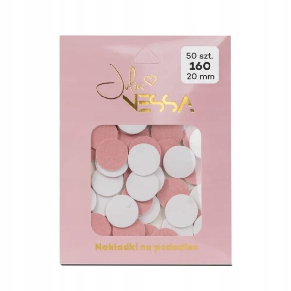 Nakładki na pododisc Julia Nessa 160grid 20mm 50szt