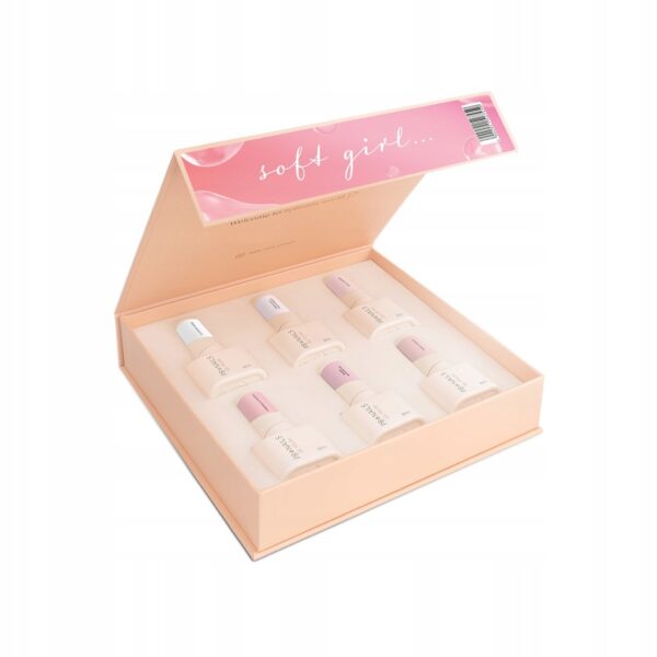 Zestaw lakierów hybrydowych PB Nails Soft Girl 8ml