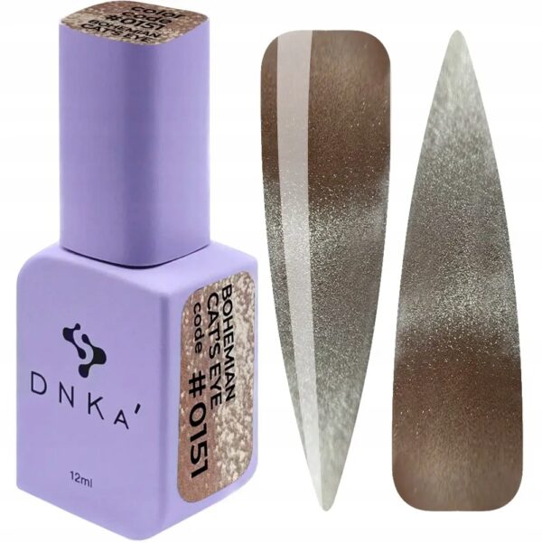 Lakier hybrydowy DNKa' Color Code #0018 #0151 Bohemian Cat's Eye 12ml