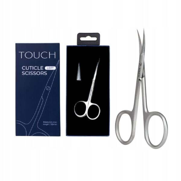 Nożyczki do skórek dla leworęcznych Touch Cuticle Left Scissors 24mm/92mm