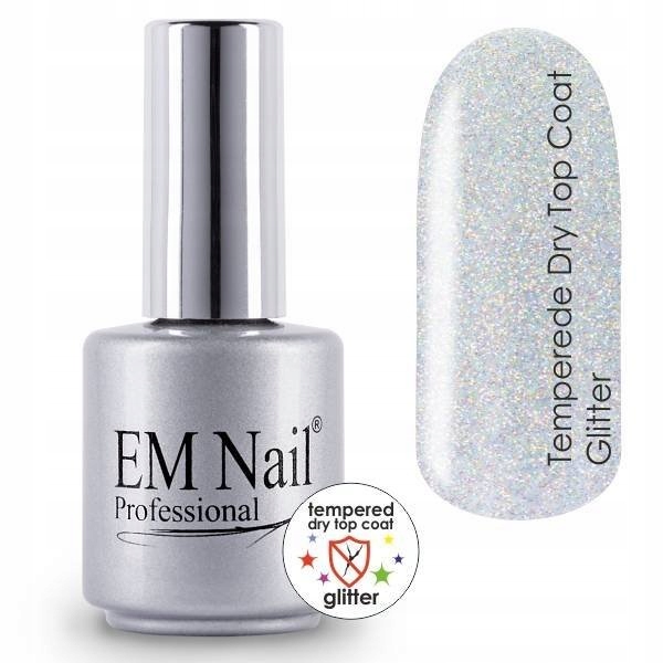 Top hartowany EM Nail Glitter 15ml