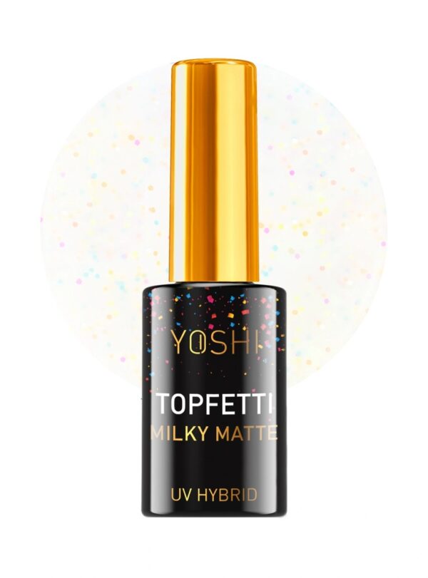 Top hybrydowy Yoshi Top Topfetti Milky Matte10ml