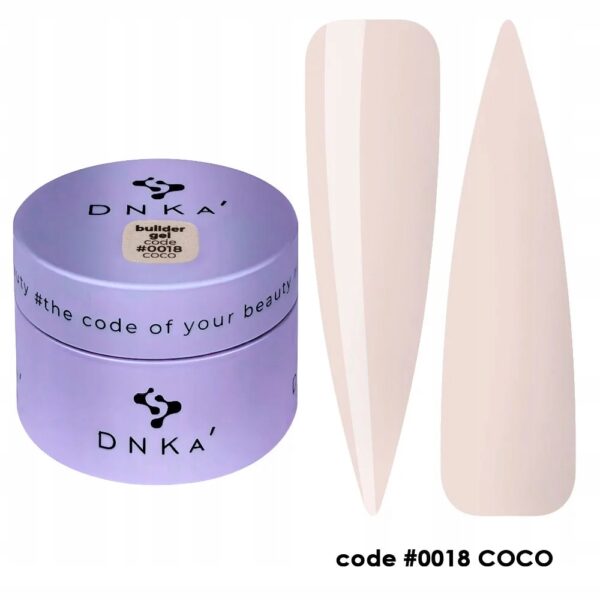 Żel budujący DNKa' Builder Gel #0018 Coco 15ml