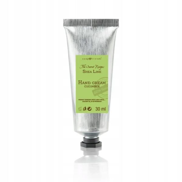 Krem do rąk z masłem shea Soap & Friends Hand Cream Ogórek 30ml