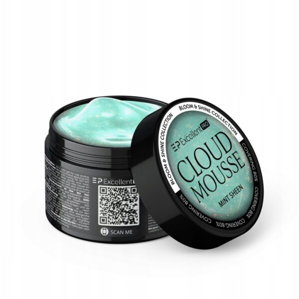 Żel budujący Excellent Pro Cloud Mousse Mint Sheen 15g