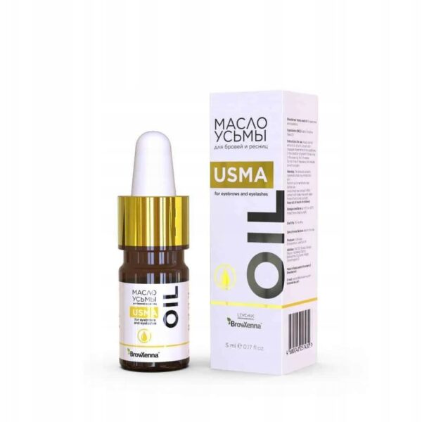 Olejek do brwi i rzęs BrowXenna Brow Oil Usma 5ml