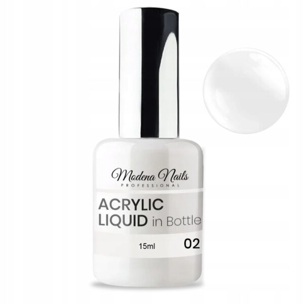 Płynny akrylożel w butelce Modena Nails Acrylic Liquid in Bottle 02 15ml