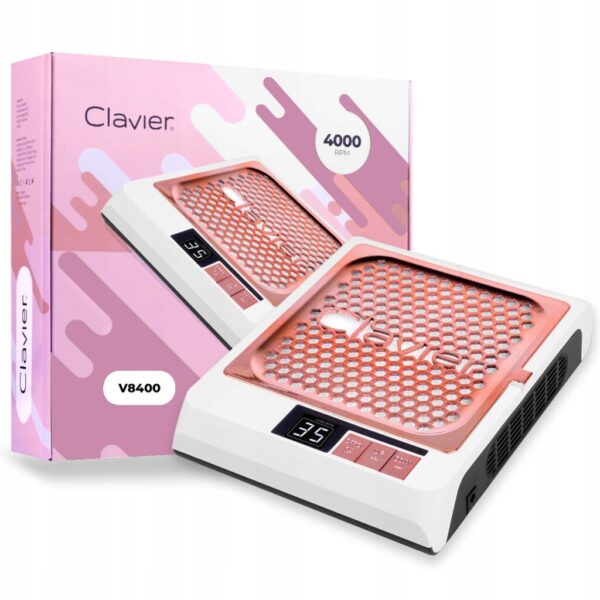 Pochłaniacz pyłu kasetowy biały Clavier V8400 20W