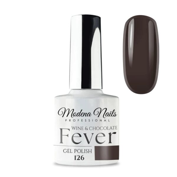 Lakier hybrydowy Modena Nails Wine & Chocolate 126 7,3ml