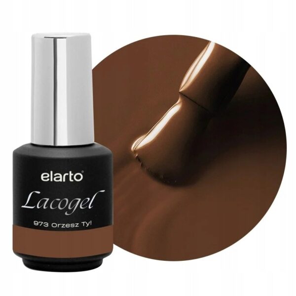 Lakier hybrydowy Elarto Lacogel 973 Orzesz ty! 7ml