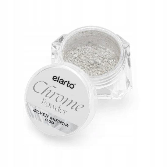 Pyłek do paznokci Elarto Chrome Powder Silver Mirror