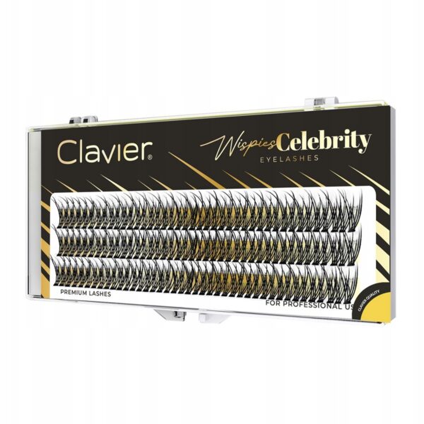 Kępki rzęs Clavier Wispies Celebrity 12mm