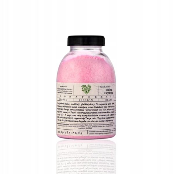 Puder do kąpieli Soap & Friends Malina z cytryną 200g