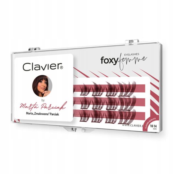 Kępki rzęs Clavier Foxy Femme 10-14mm