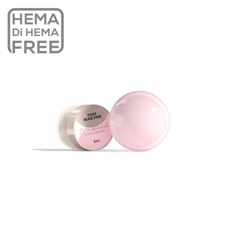 Żel do zdobień/frencha Makear French Manicure Gel Nude Pink FG03 5ml