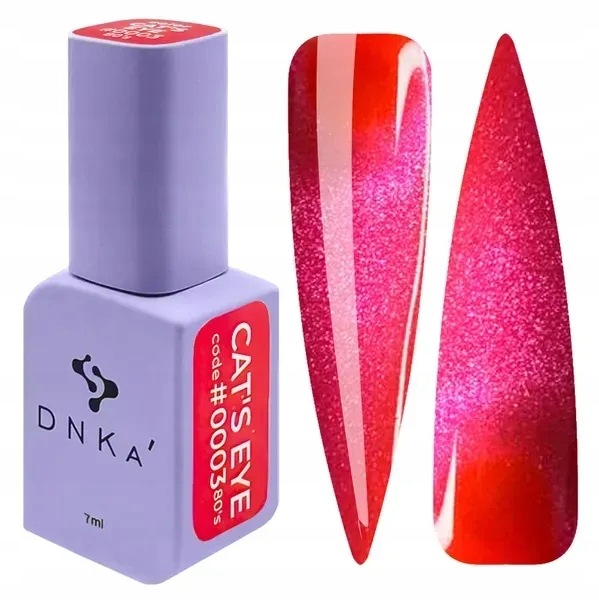 Lakier hybrydowy DNKa' Color Code #0003 Cat's Eye 80's 7ml